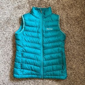 XS Marmot Jena Down Vest Turqoise